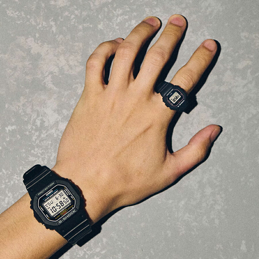 G-SHOCK Nano ナノ ブラック DWN-5600-1JR メンズ レディース 指輪