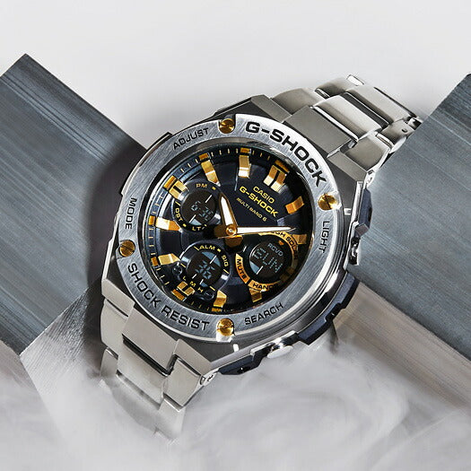 G-SHOCK G-STEEL GST-W110D-1A9JF メンズ 電波ソーラー アナデジ