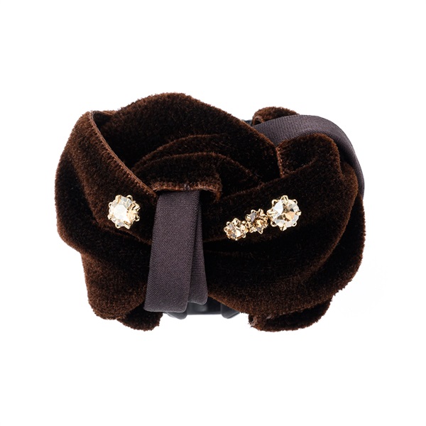 レディブレードベルベット デザートクリップ 中(ブラウン) | デザート