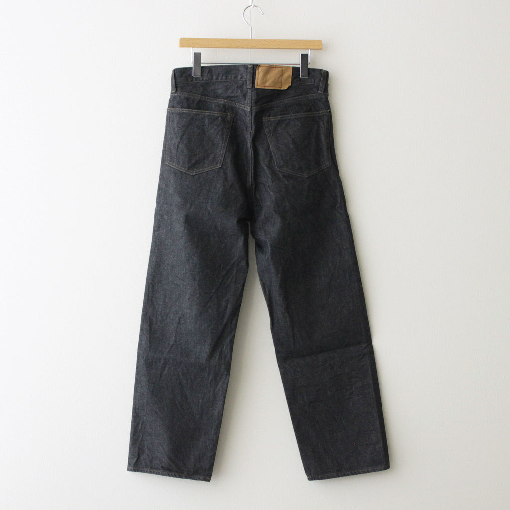 13.5oz Denim Pants Narrow #SulfurBlack [bROOTS24S8] – Diffusion