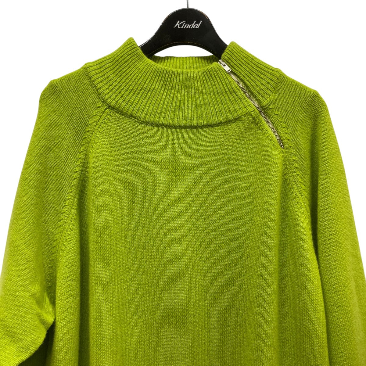 walenode(ウェルノード) ウールカシミヤジップネックニットwn23