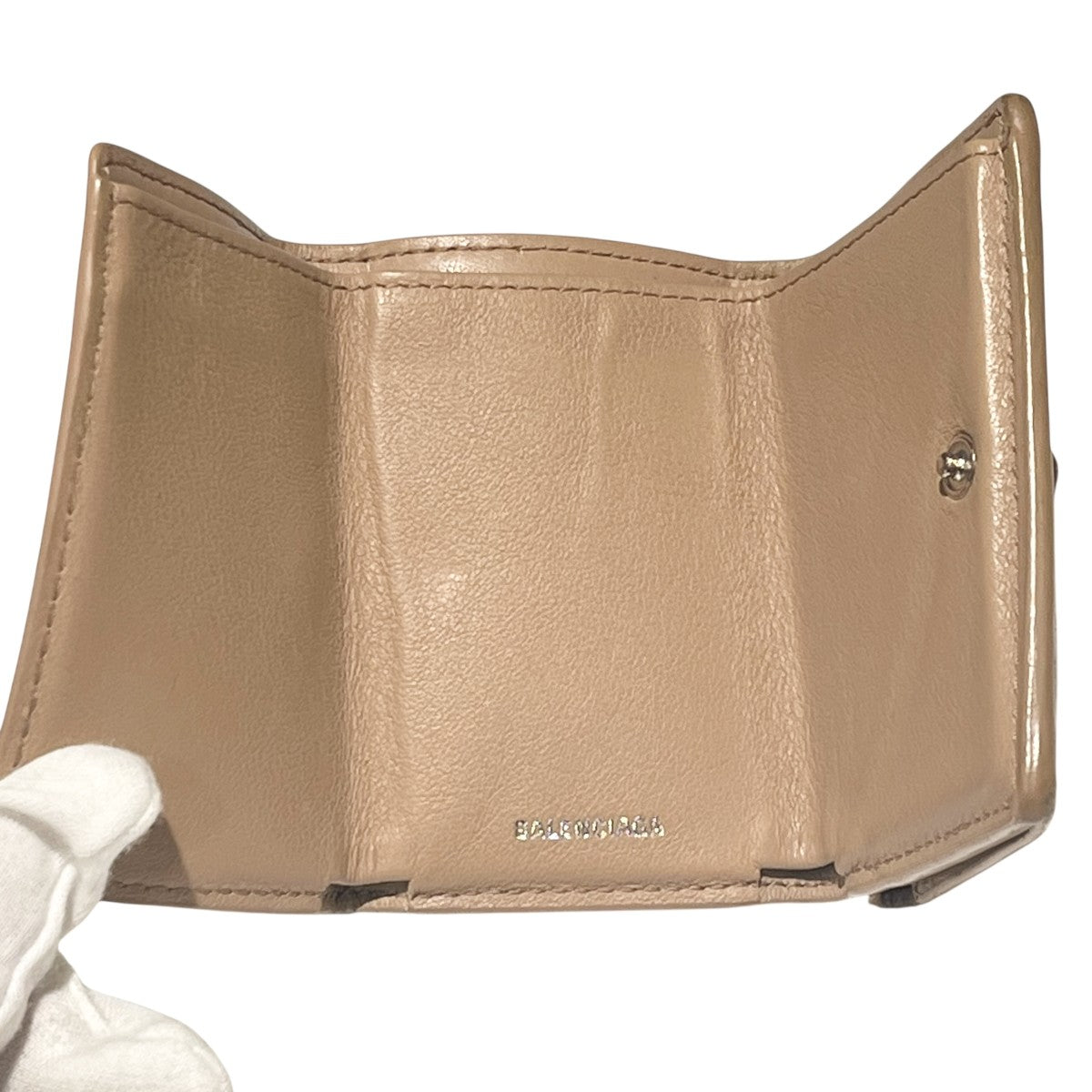 BALENCIAGA(バレンシアガ) ペーパーミニウォレット 3つ折り財布 391446