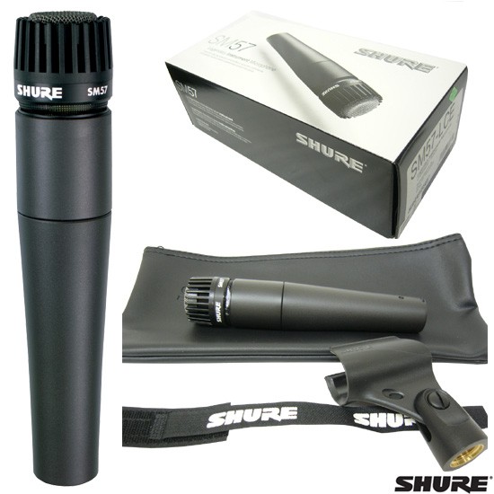 SHURE（シュア） SHURE SM57-LCE ダイナミック型マイクロフォン : 楽器