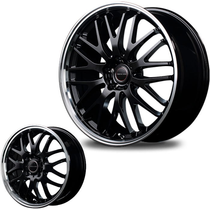 マルカサービス 14インチ 4穴 100 4.5J VERTEC ONE EXE10 グロッシー