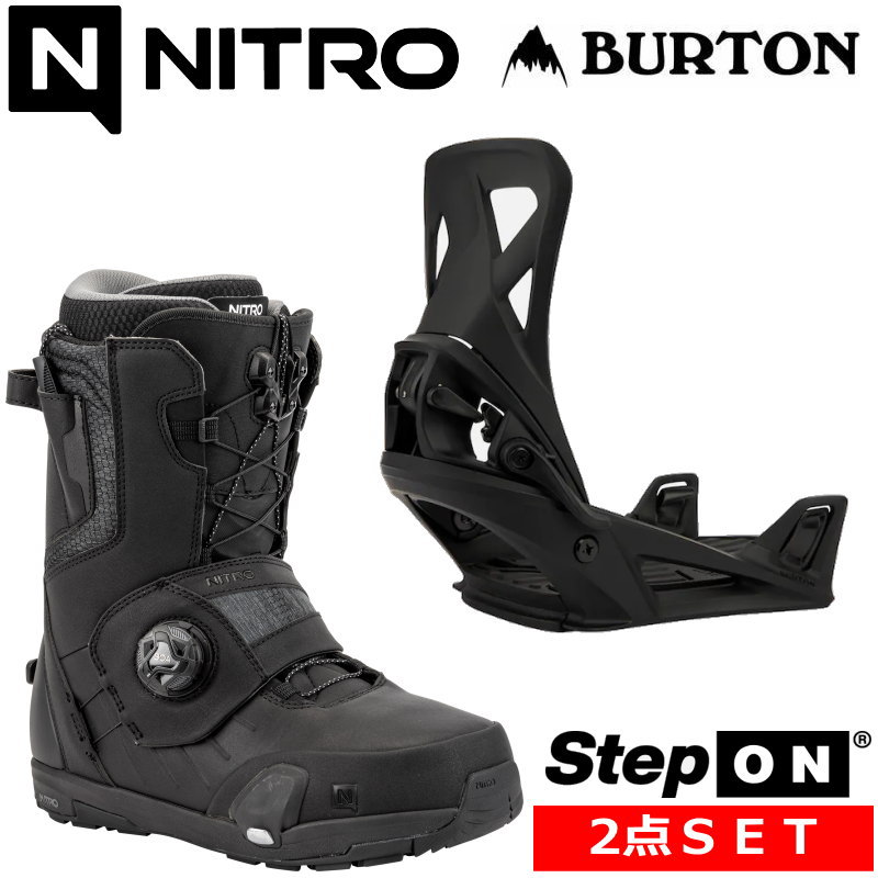 NITRO（ナイトロ） 24-25 NITRO PROFILE TLS STEP ON カラー:Black +