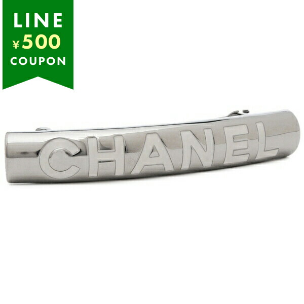 CHANEL（シャネル） ヘアクリップ バレッタ シルバー ホワイト