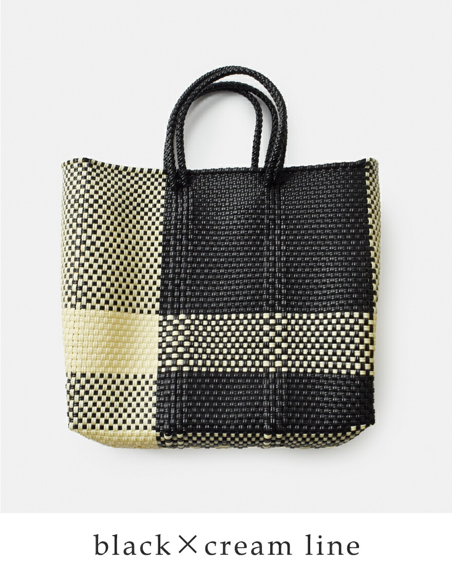 Letra（レトラ） メルカドバッグ S CROSS LINE MINI CHECK mcheck