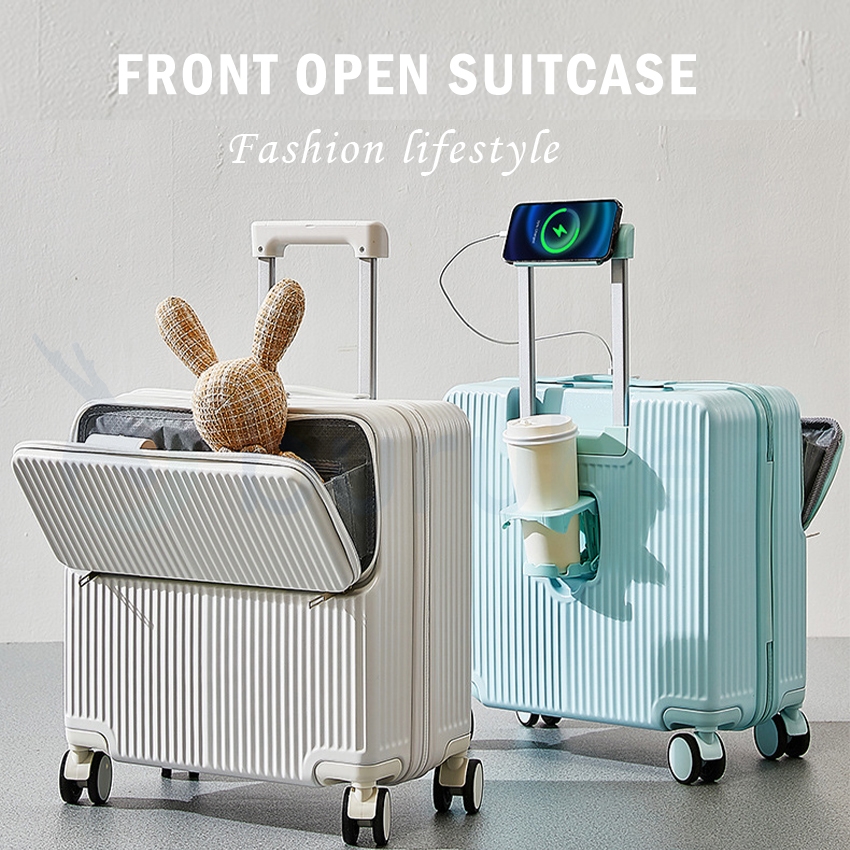 スーツケース キャリーケース フロントオープン XSサイズ 機内持ち込み