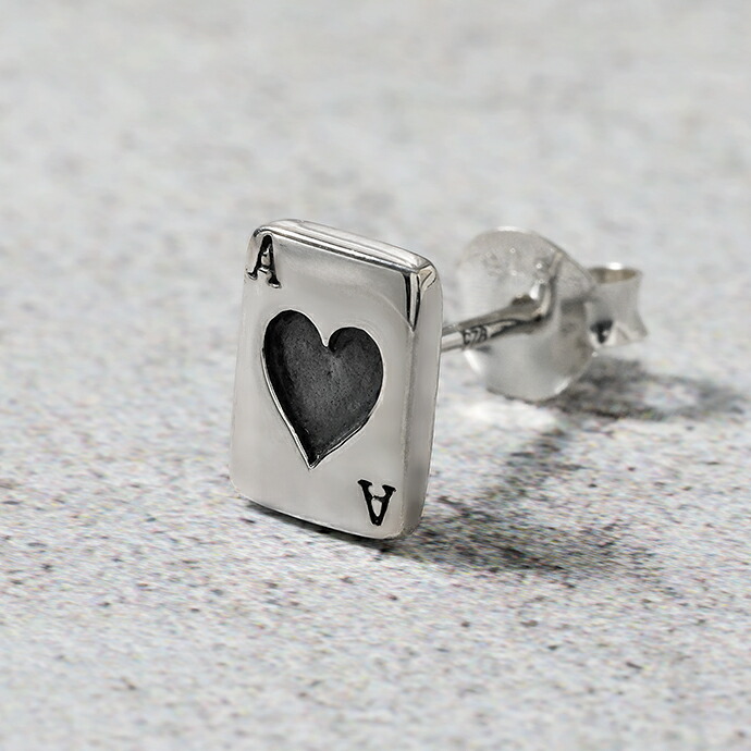 Binich（ビニッチ） シルバー925 トランプ ピアス メンズ レディース