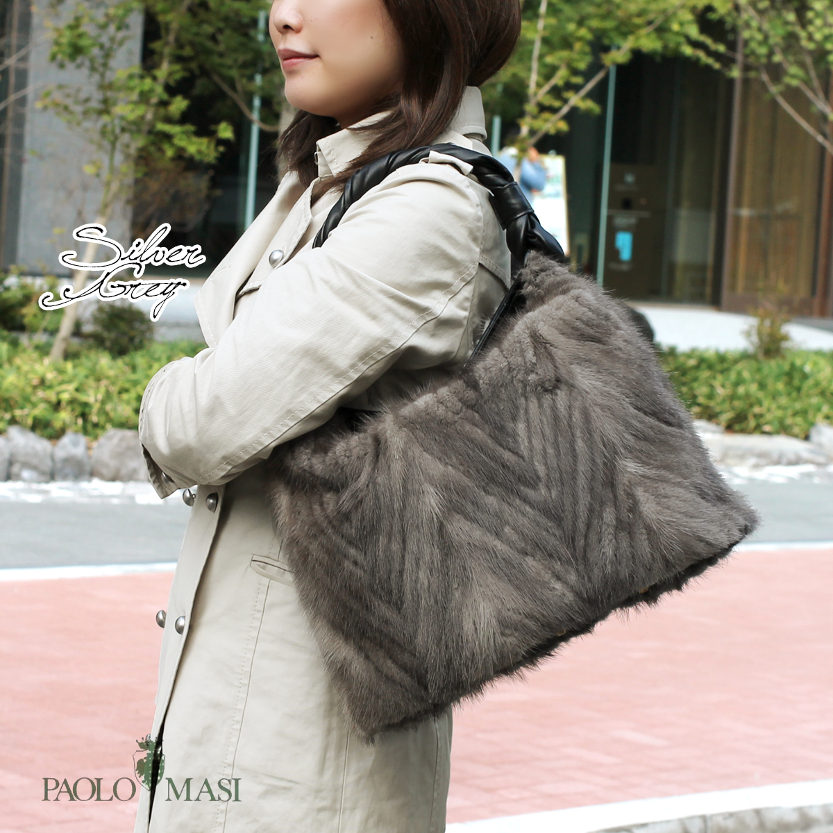 ファーバッグ BIGワンハンドルバッグ ショルダーバッグ レディース