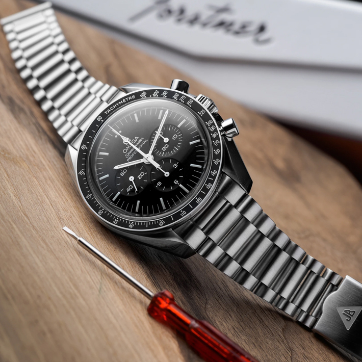 時計ベルト バンド オメガ シーマスター用 Forstner President (1450