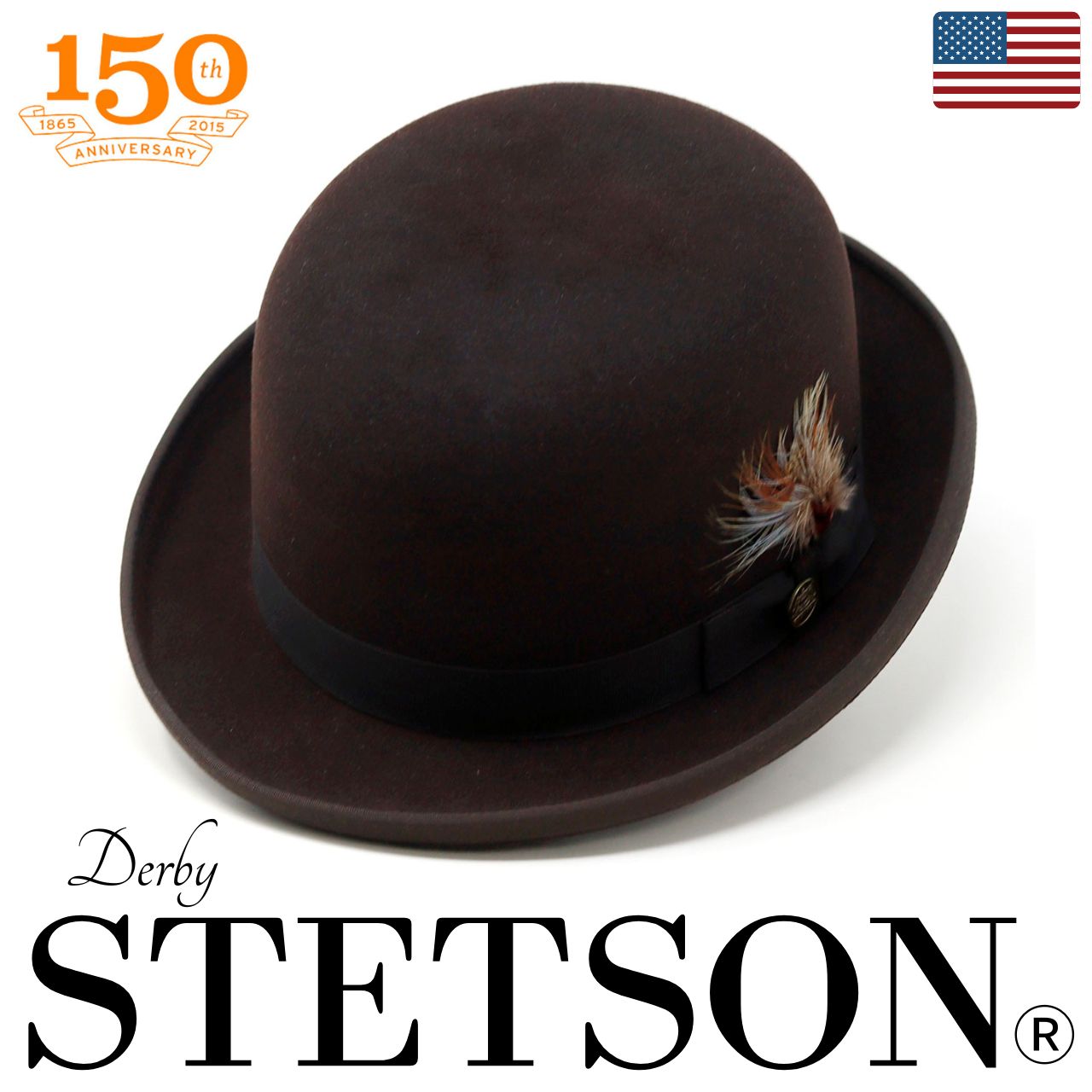 STETSON（ステットソン） ダービーハット 高級 ビーバー ボーラー