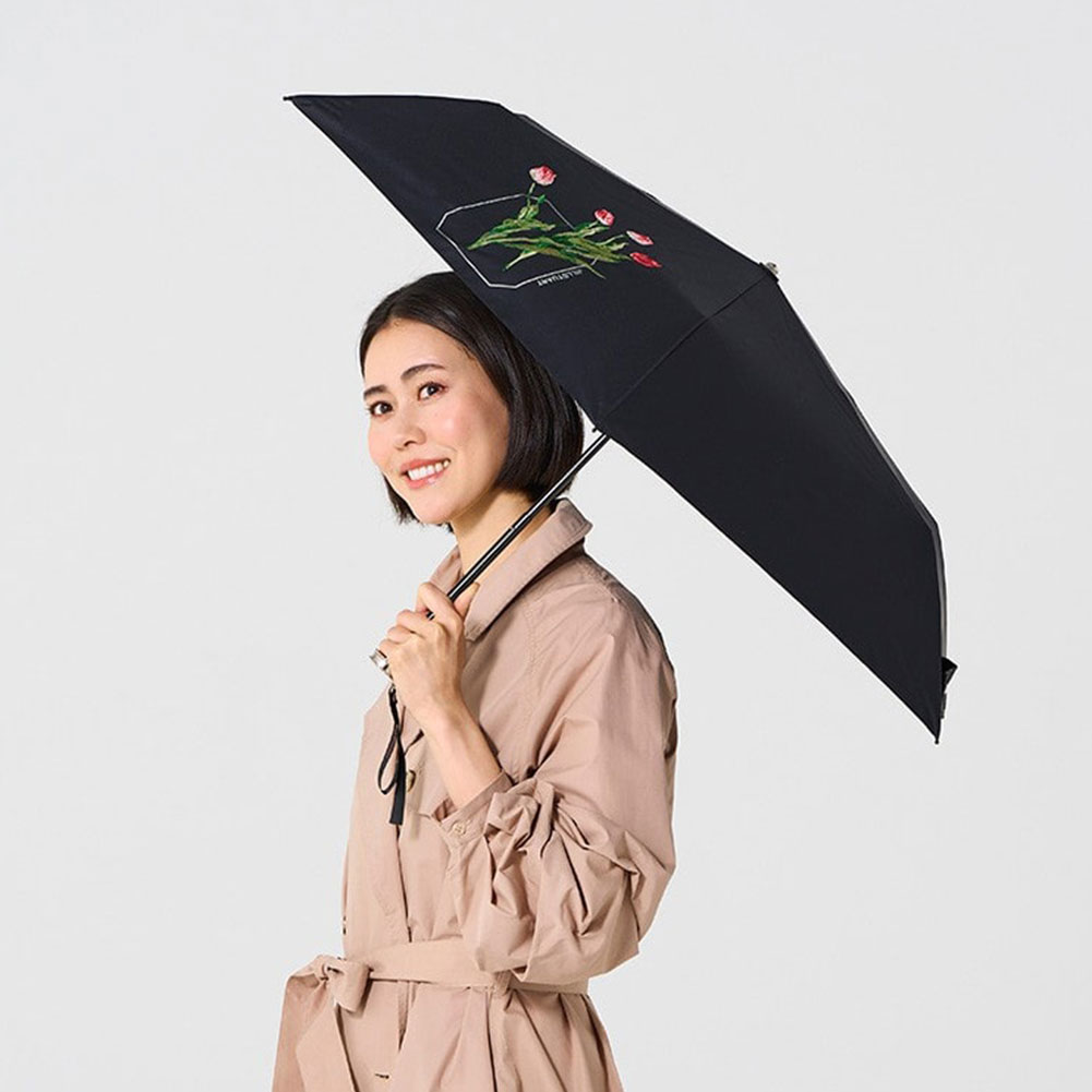 JILL STUART（ジルスチュアート） チューリップ柄 刺しゅう 折りたたみ