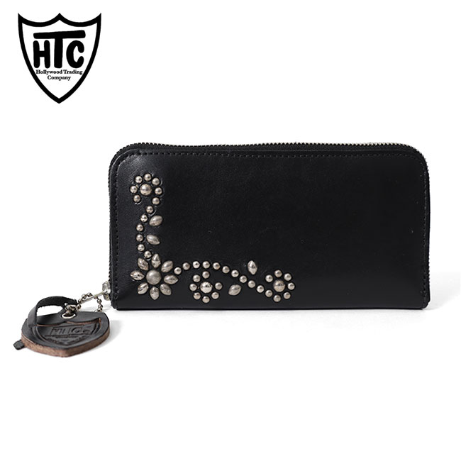 HTC エイチティーシー フラワースタッズ ターコイズ レザーベルト 26