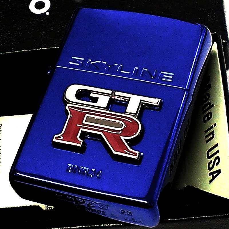 ZIPPO（ジッポー） ライター スカイライン GT-R R34 リアルエンブレム