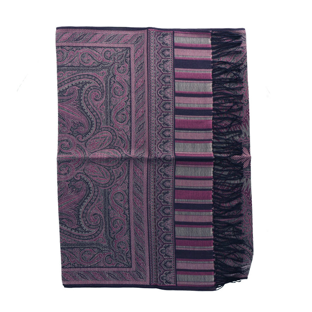 ストール シルク 日本製 ジャガード 大判ストール ウール ショール