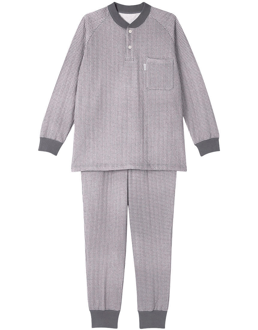 WACOAL（ワコール） 睡眠科学 長袖パジャマ YGW473 メンズ ぬくいと(R