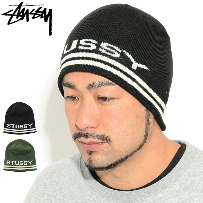 STUSSY（ステューシー） ニット帽 STUSSY Jaquard Stripe Skullcap
