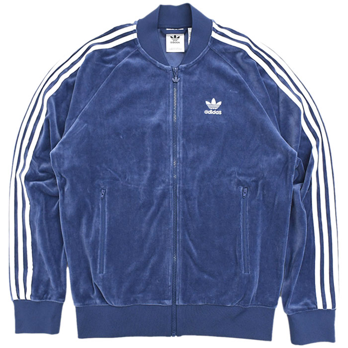adidas Originals アディダス ジャージー ジャケット メンズ ベロア