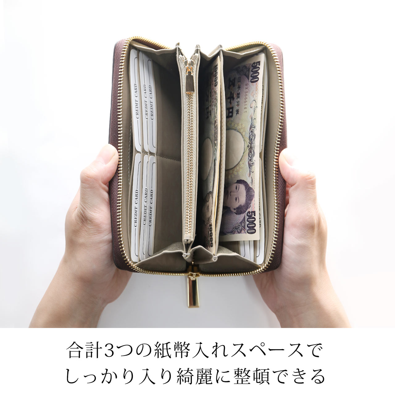 doob London（ドゥーブロンドン） レディース 財布 本革 ラウンド