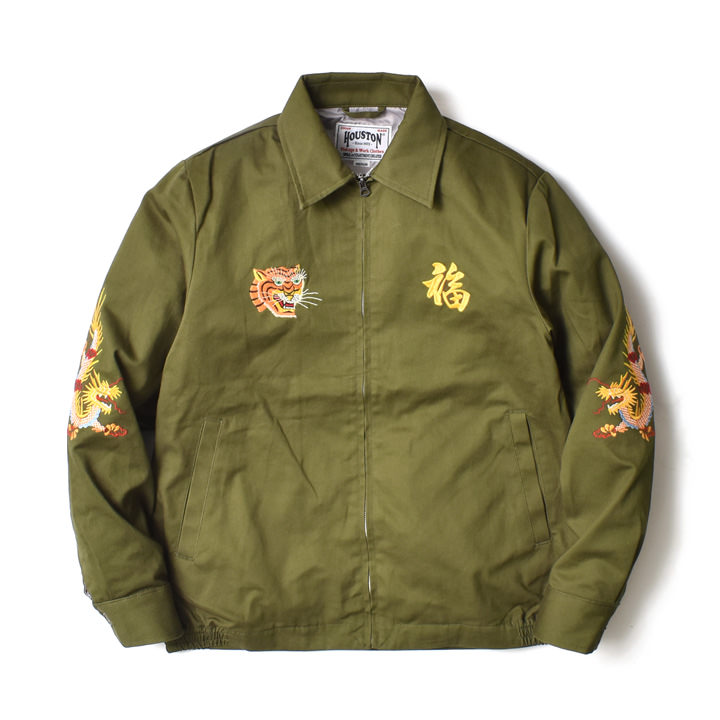 HOUSTON（ヒューストン） ベトジャン メンズ 刺繍 大きいサイズ