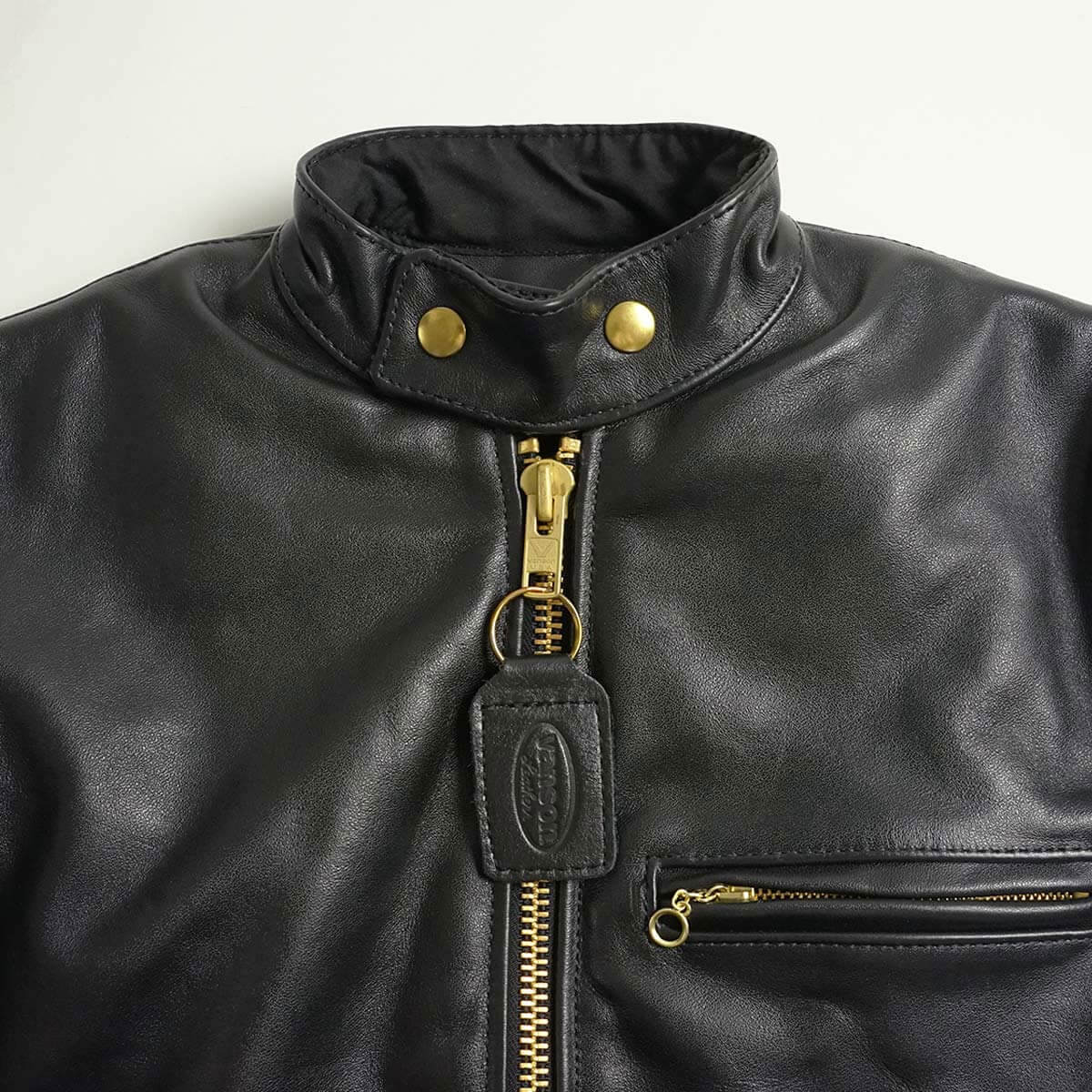 VANSON（バンソン） VANSON MODEL B シングル ライダース ブラック