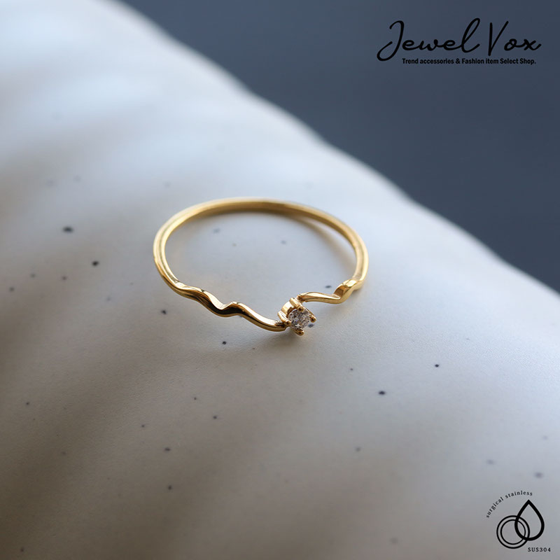 Jewel VOX 指輪 リング レディース サージカルステンレス 金属