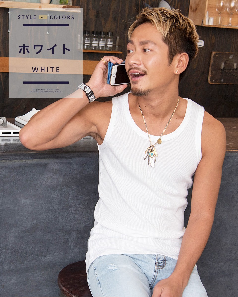 roshell（ロシェル） タンクトップ メンズ トップス 無地 ユニセックス