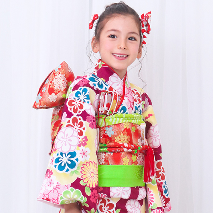 KYOETSU（京越） 四つ身着物15点セット 七五三 着物 7歳 販売 【豪華15