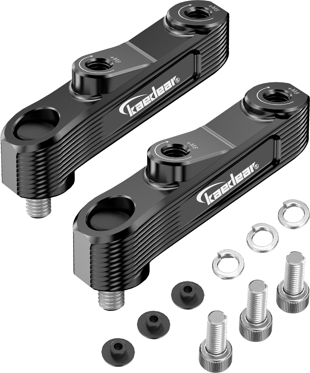 Kaedear（カエディア） バイク ミラーアダプター オフセット ミラー