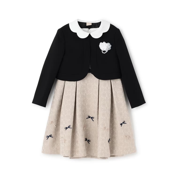 petit main プティマイン ジャケット＆ワンピースセット 女の子 110