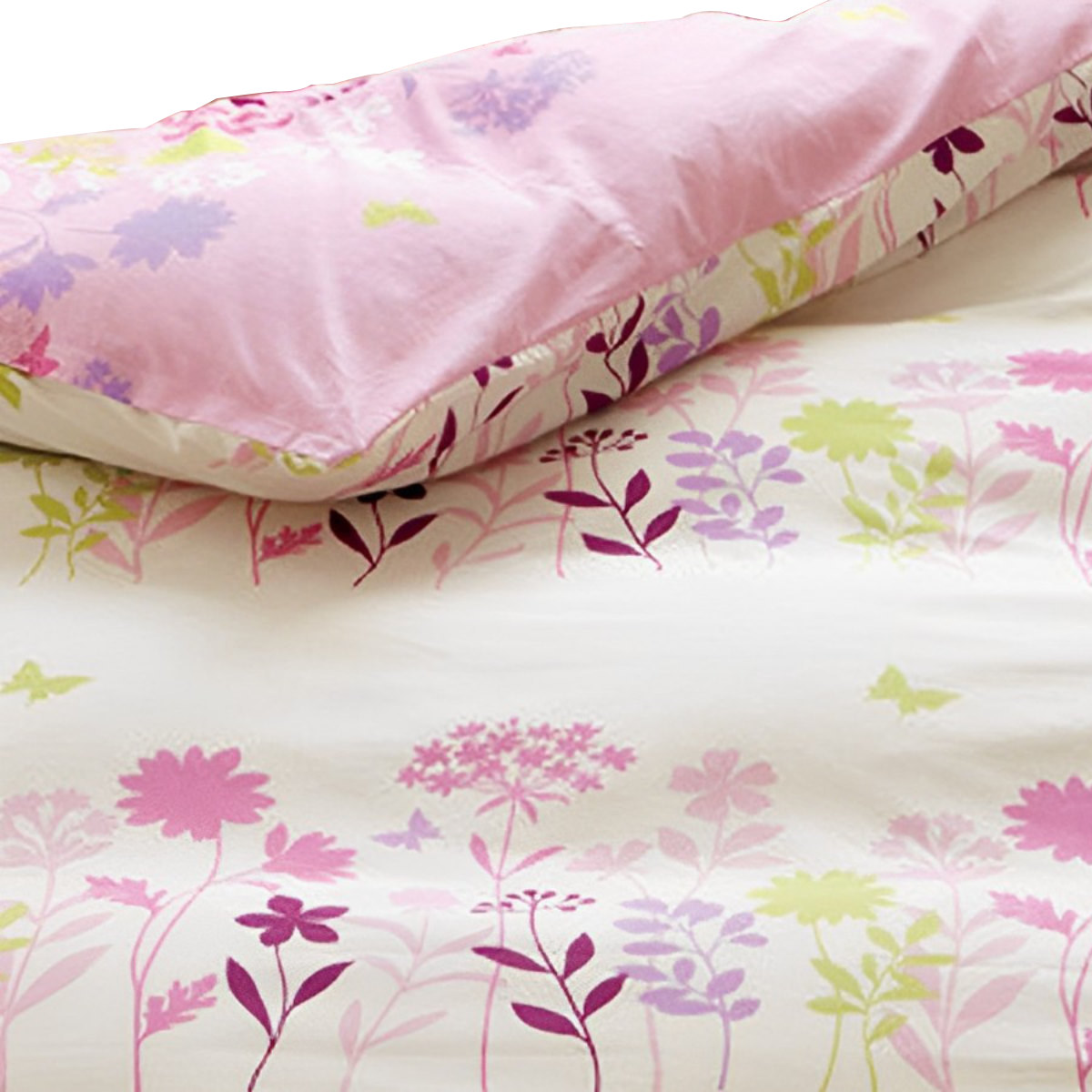 西川（nishikawa） 掛け布団カバー リバーシブル フラワーモチーフ mee