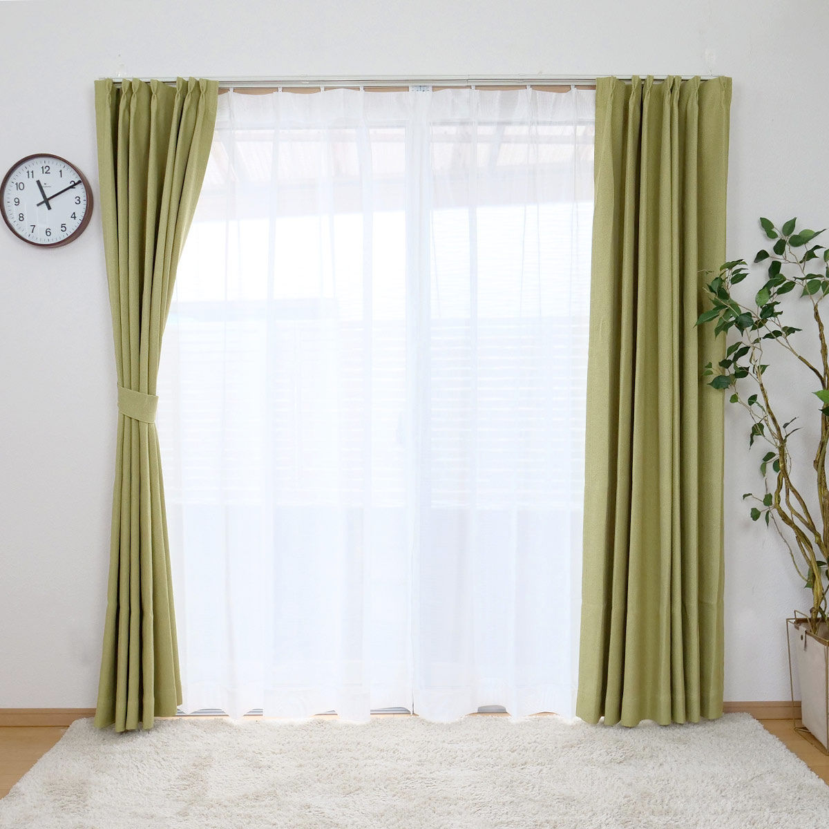 ユニベール（UNIVERS） カーテン 防炎 2級遮光カーテン 幅150cm×丈135