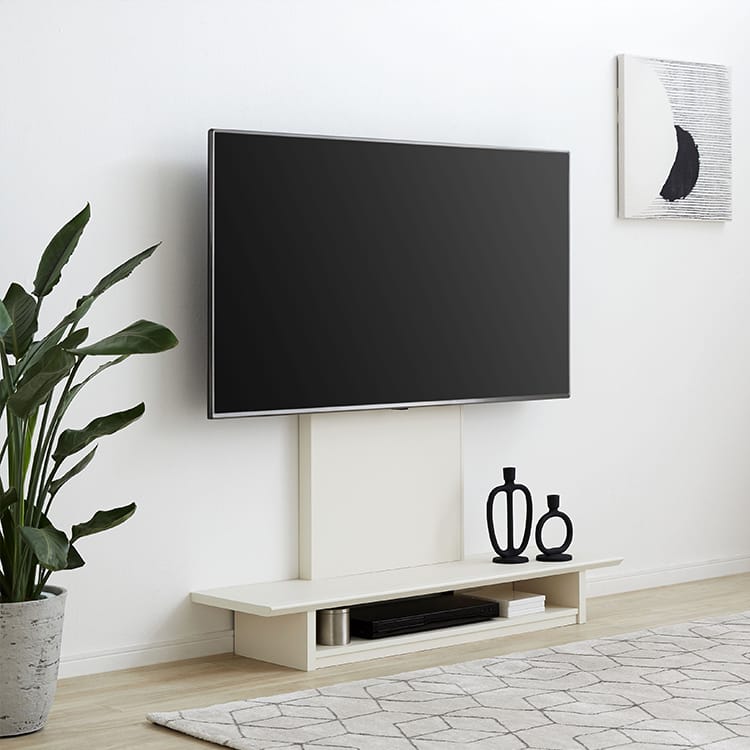 LOWYA（ロウヤ） テレビスタンド 壁掛け風 おしゃれ ハイタイプ 幅