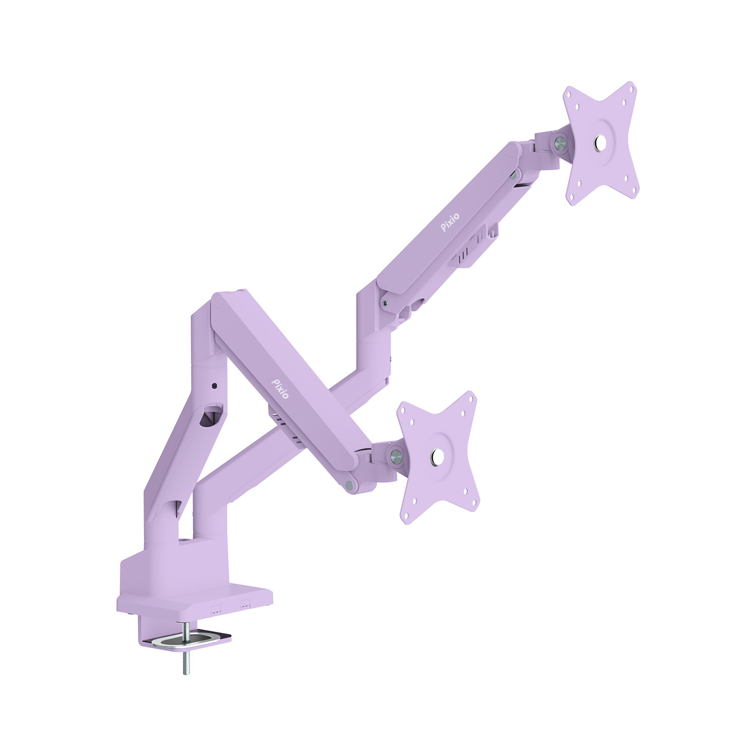 Pixio モニターアーム デュアル PS1D Wave psw1d 2画面 ホワイト 白