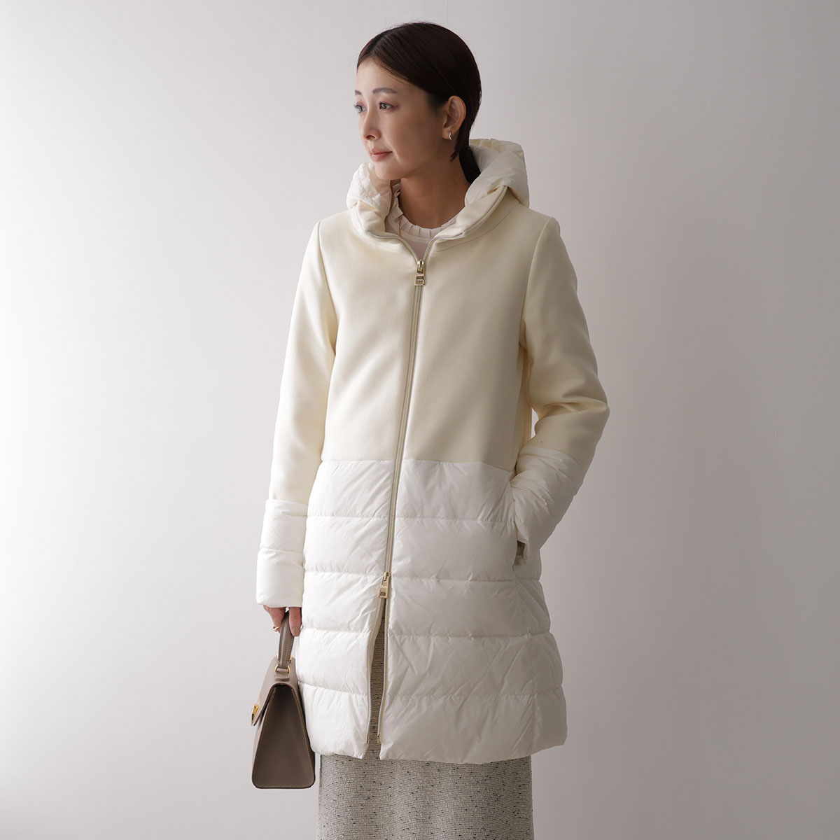 HERNO（ヘルノ） ダウンコート PI002118D 33344 レディース ウール切替