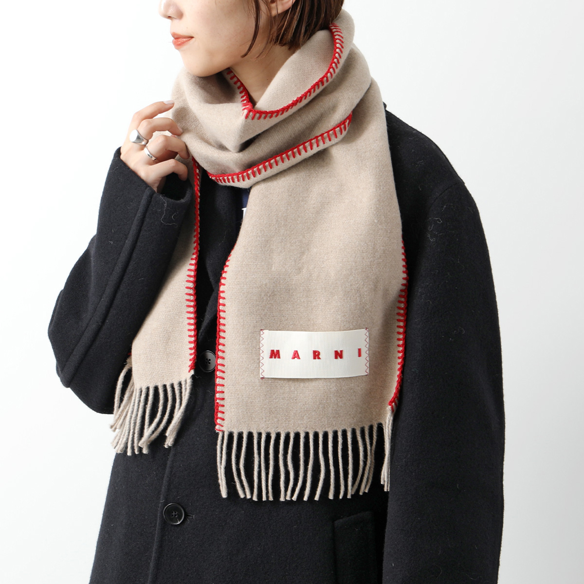 MARNI（マルニ） マフラー SCZC0068Y0 UAW031 レディース ロゴ