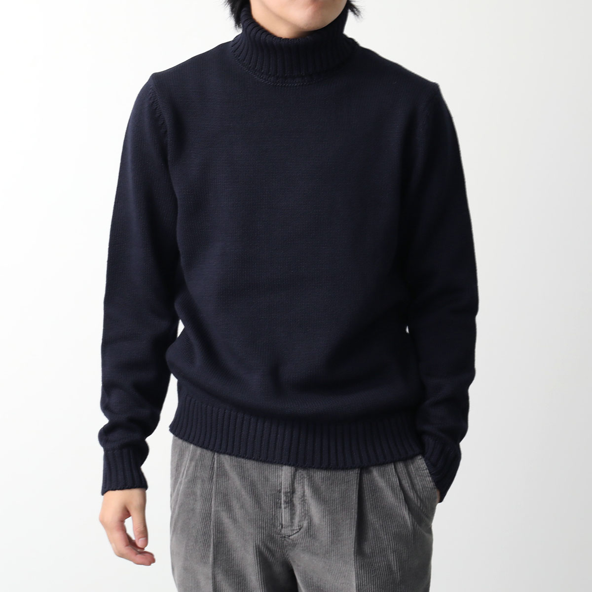 ZANONE（ザノーネ） セーター DV 810105 ZR229 メンズ ニット 5ゲージ