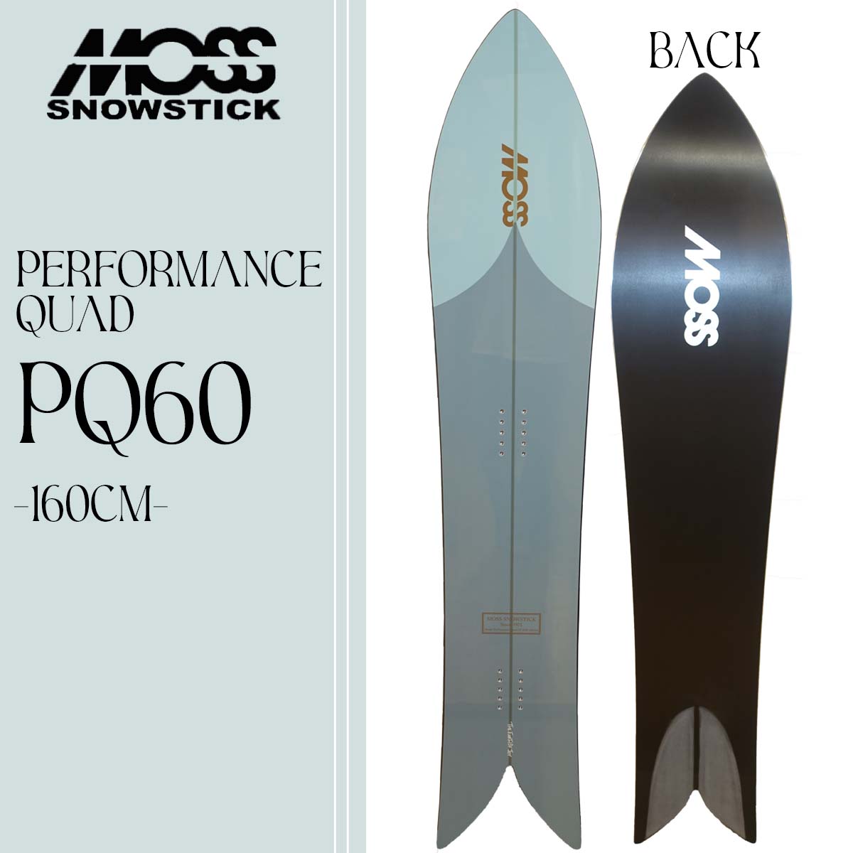 24/25 スノー MOSSSNOWSTICK モススノースティック スノーボード