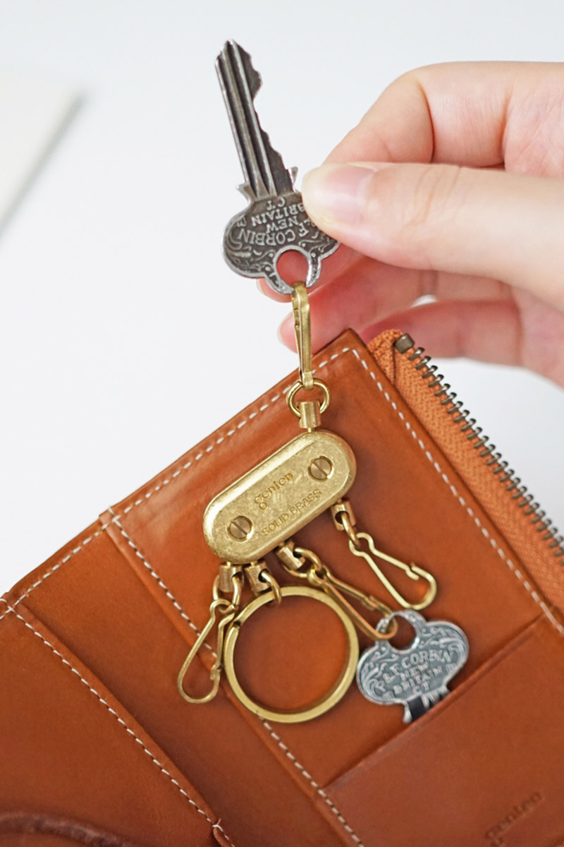 genten（ゲンテン） cut work カットワーク キーケース 44251