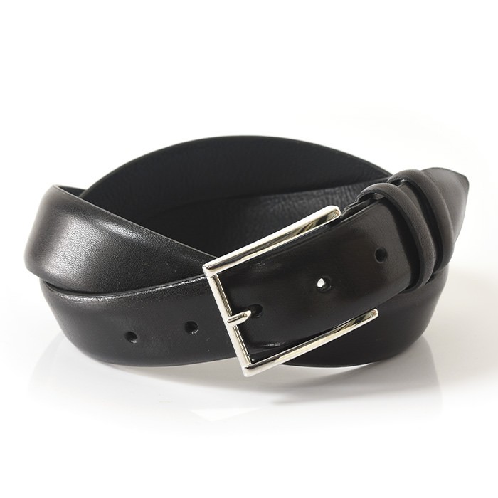 GENNY（ジェニー） イタリア製 ベルト メンズ 本革 ブラウン 黒 レザー