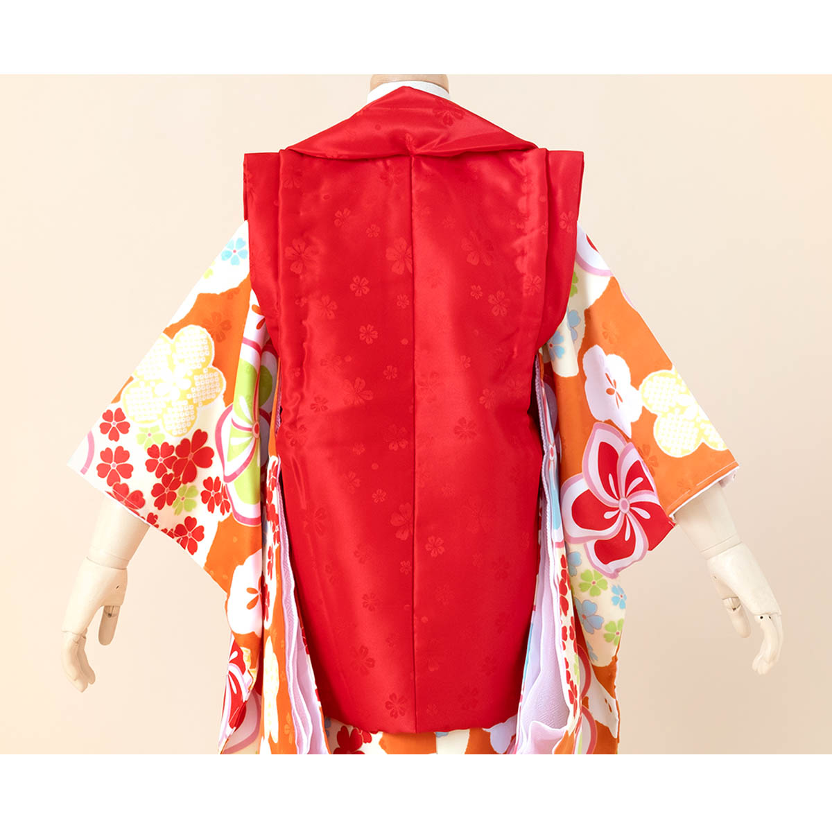 SOUBIEN（創美苑） レンタル 七五三 女の子 3歳 着物 被布 フルセット