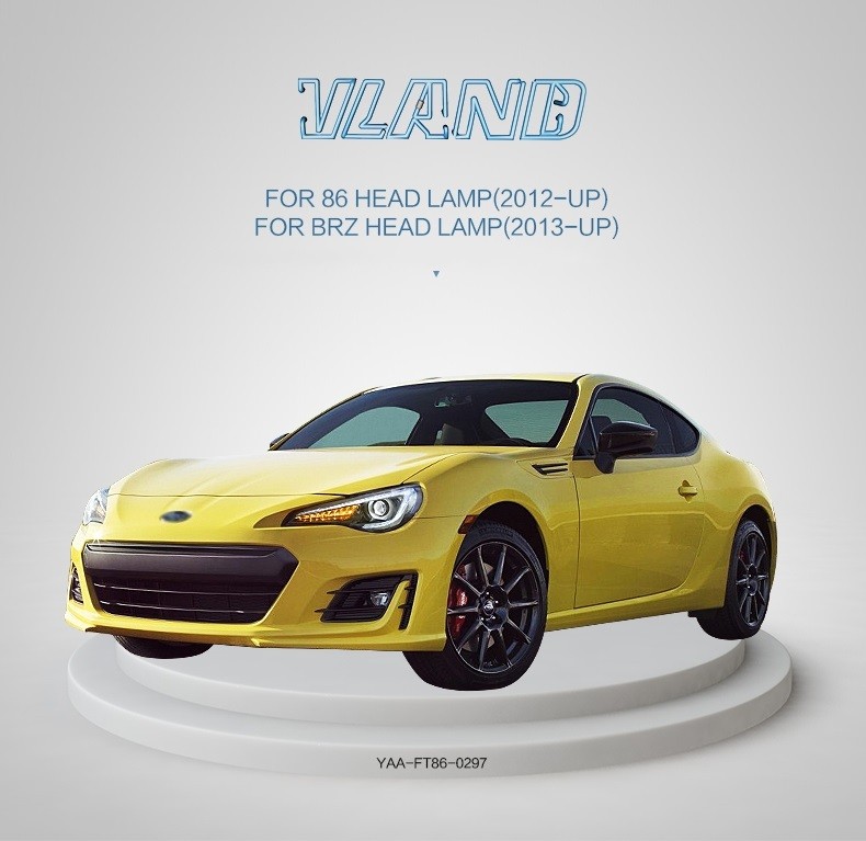 86 VLAND FT86 ハチロク BRZ ヘッドライト 流れるウィンカー搭載 4800
