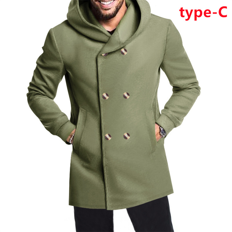 チェスターコート メンズ ロングコート アウター 無地 トレンチコート