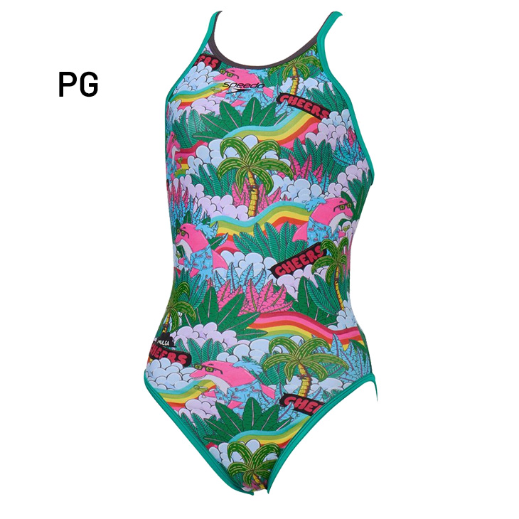 スピード キッズ ジュニア 女の子 水泳 競泳 練習用水着 Speedo モルガ