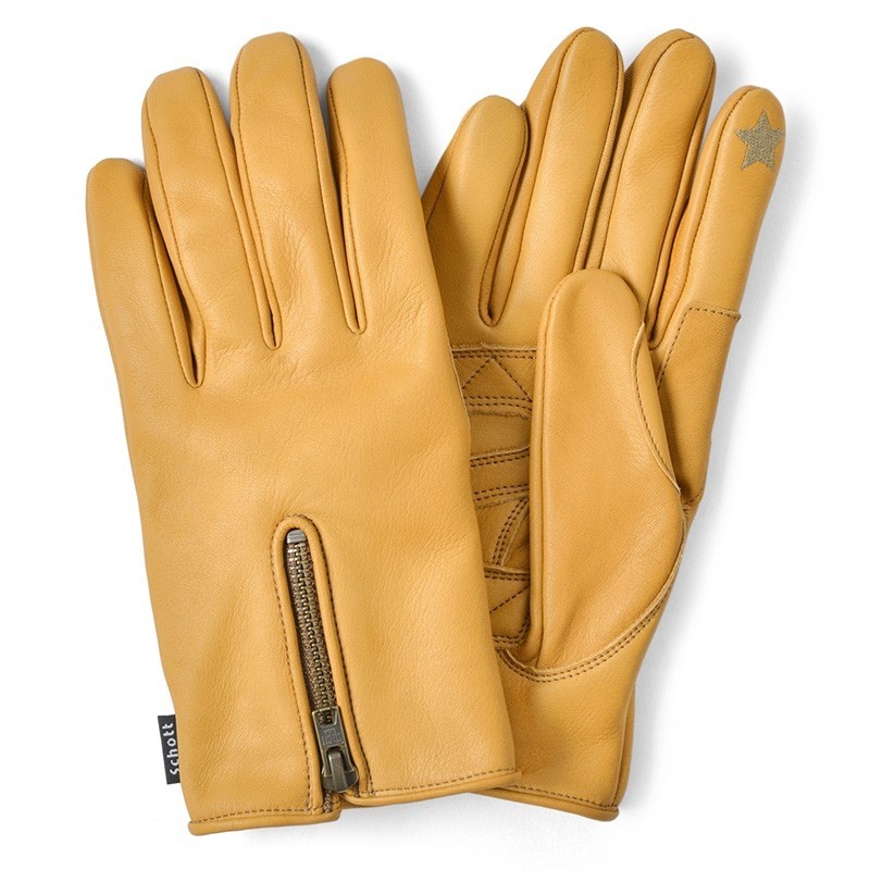Schott N.Y.C（ショット） Schott 3109075 ZIP LEATHER GLOVE（ジップ