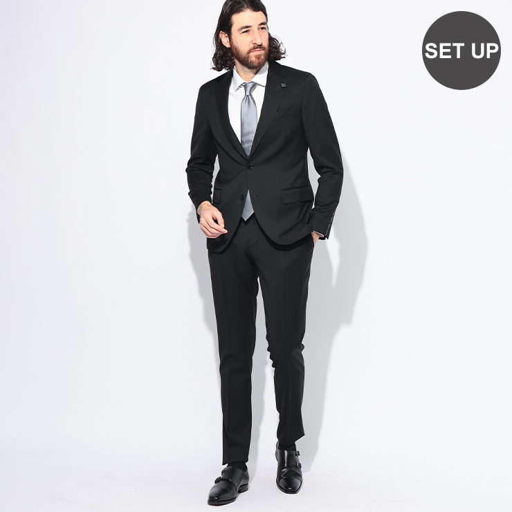 LARDINI（ラルディーニ） スーツ メンズ 無地 シングル ジャケット