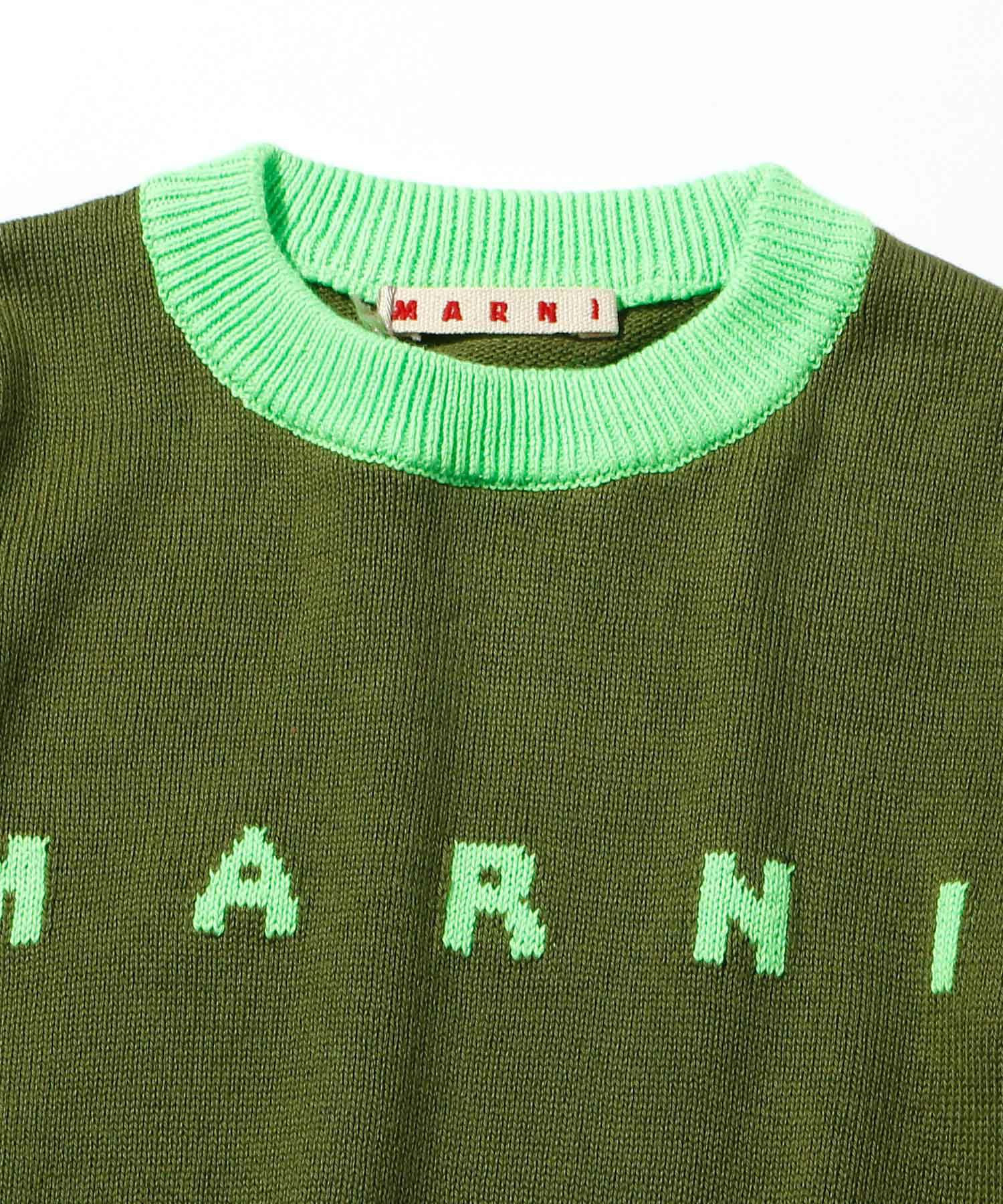 MARNI(マルニ)Kids & Junior ブランドロゴ長袖ニットセーター