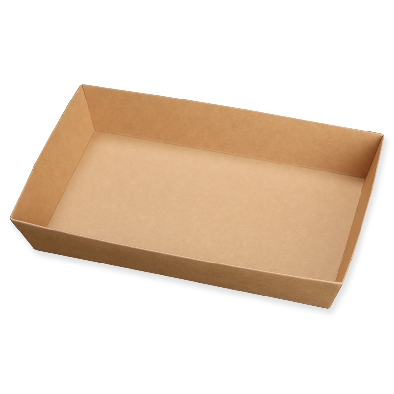 ケーピープラテック 紙容器 未晒紙ボックス KM-76 本体 ナチュラル 50