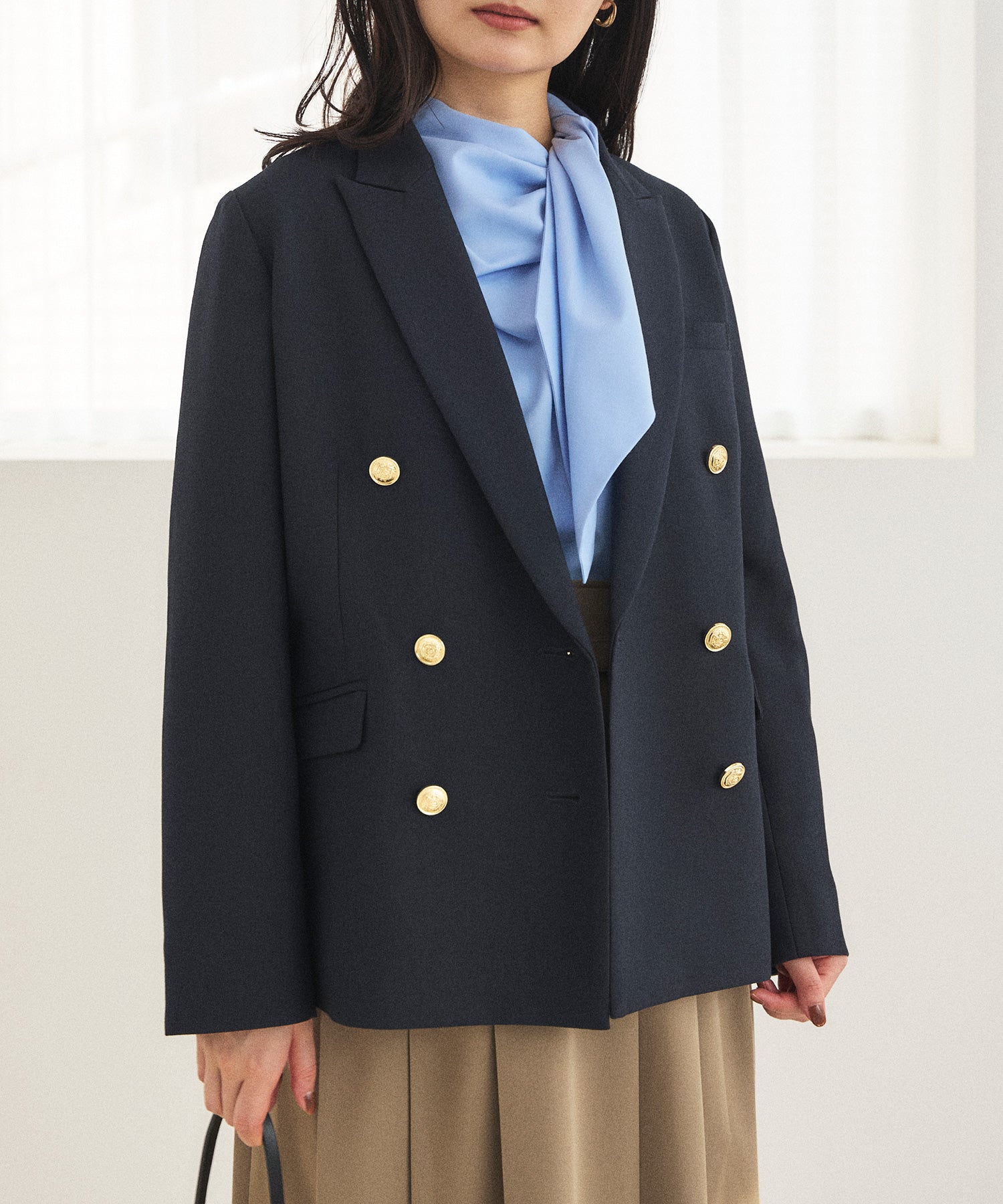 ゴールドボタンダブルジャケット – Sirin Online Store